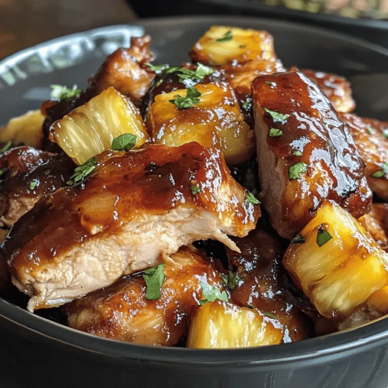 Bacon Pineapple BBQ Chicken