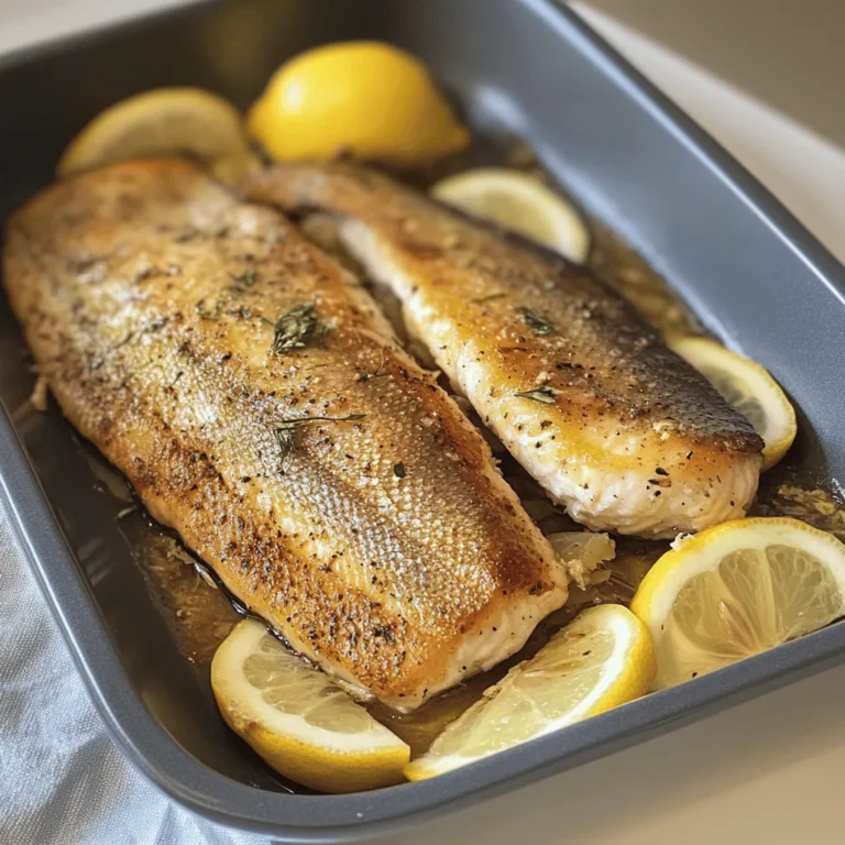 "Baked Rainbow Trout with Lemon