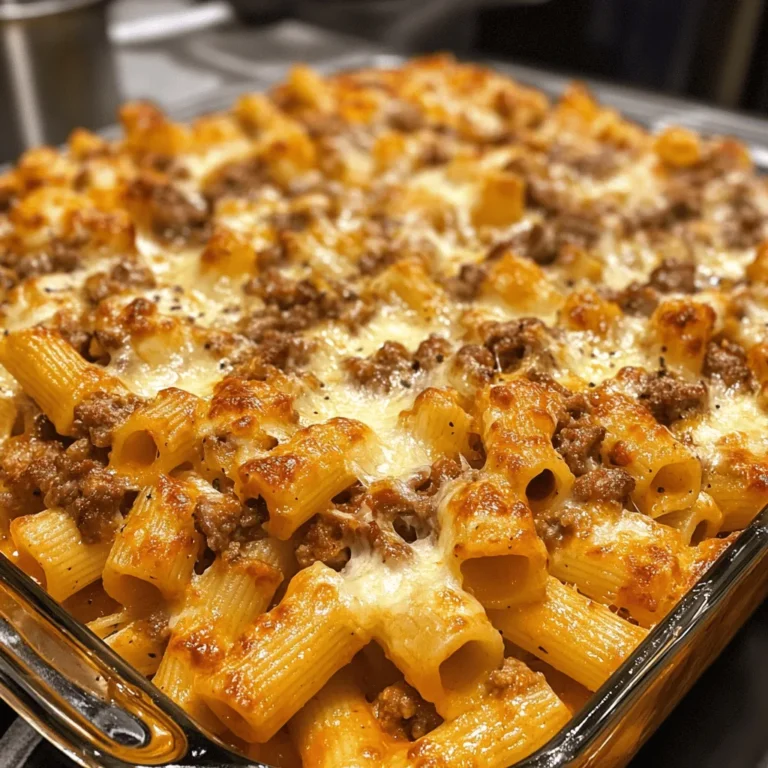 Baked Rigatoni with Sausage