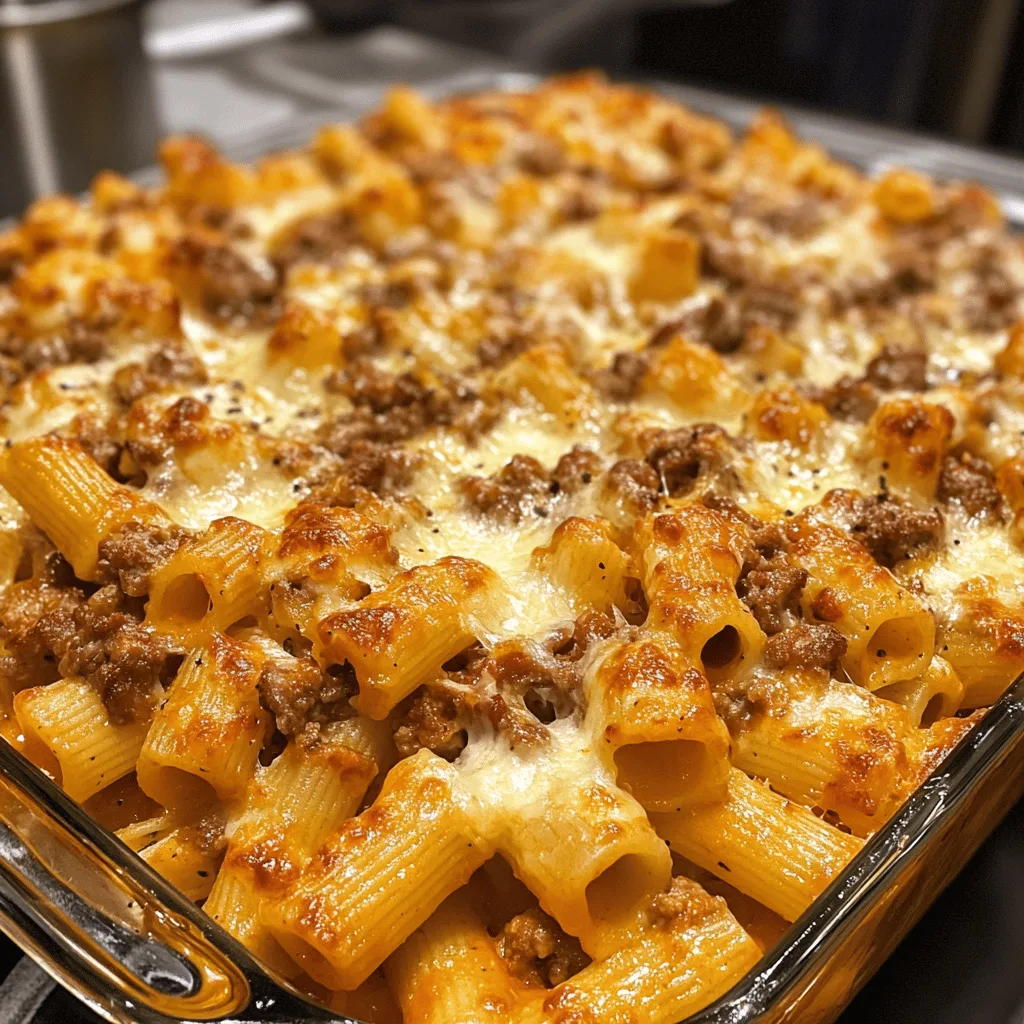 Baked Rigatoni with Sausage