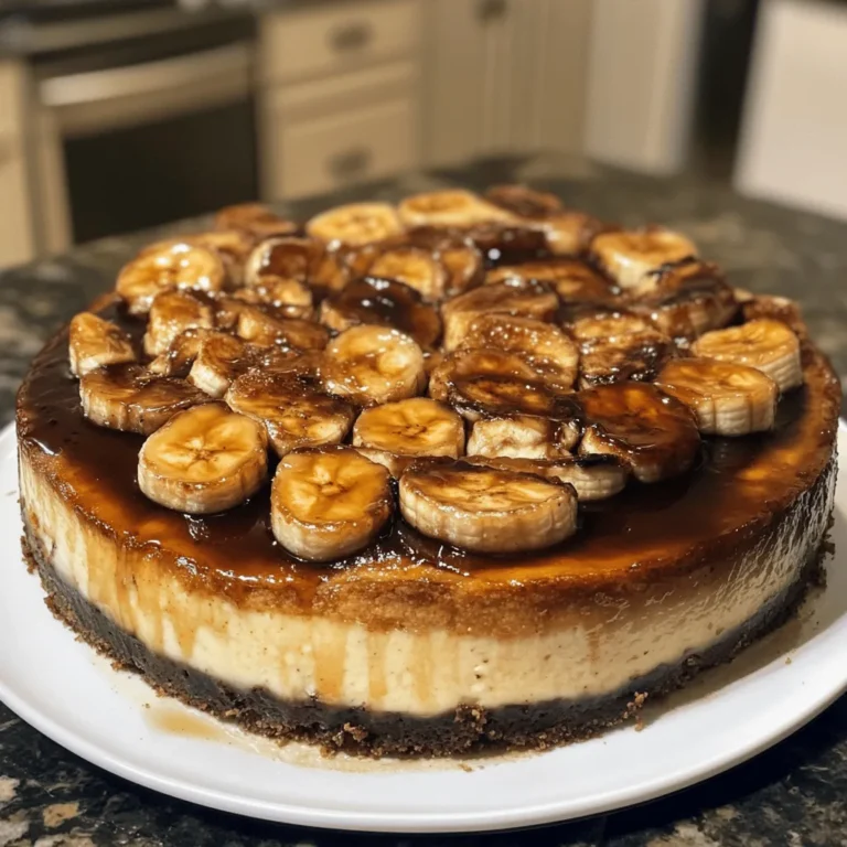 Bananas Foster Cheesecake