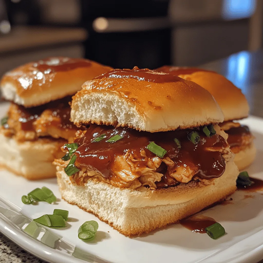BBQ Chicken Sliders