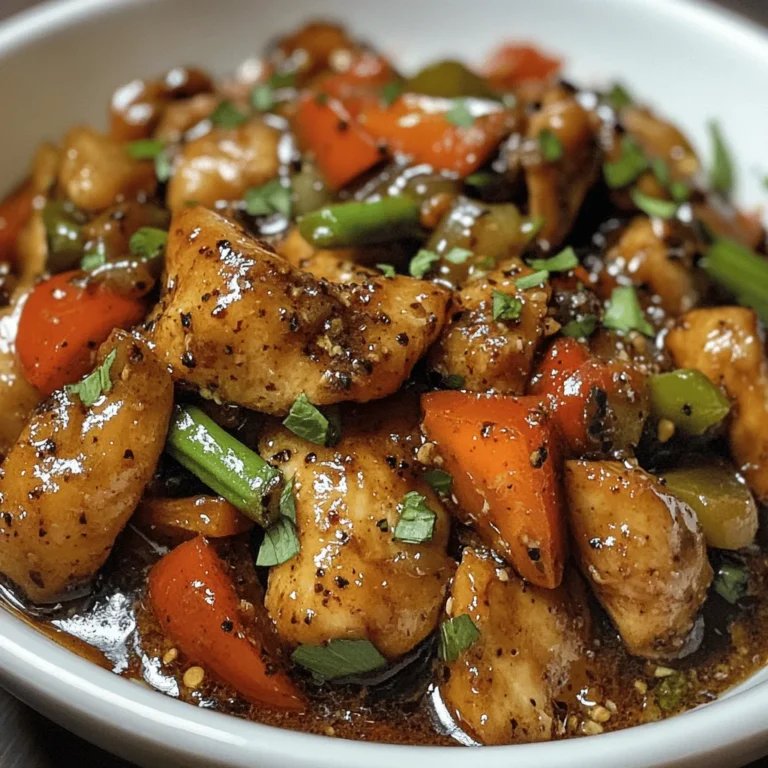 Black Pepper Chicken