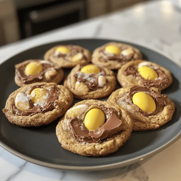 Cadbury Egg Kiss Cookies