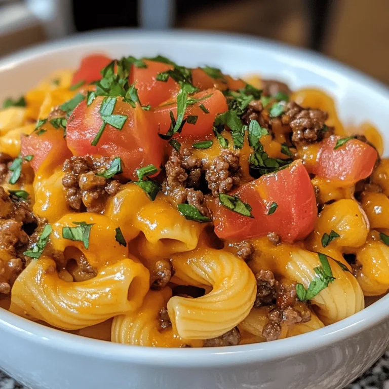 Cheesy Beef Taco Pasta