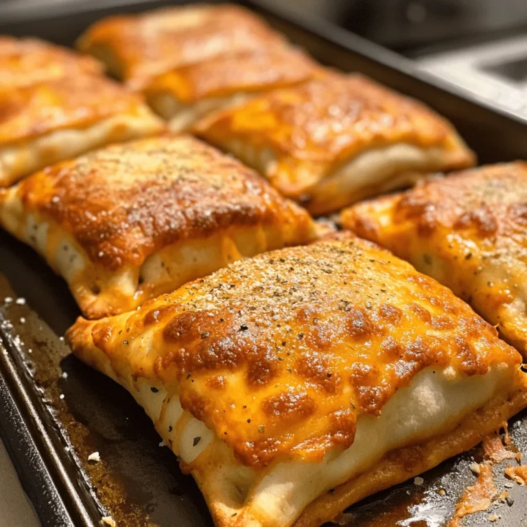 Cheesy Pizza Pockets