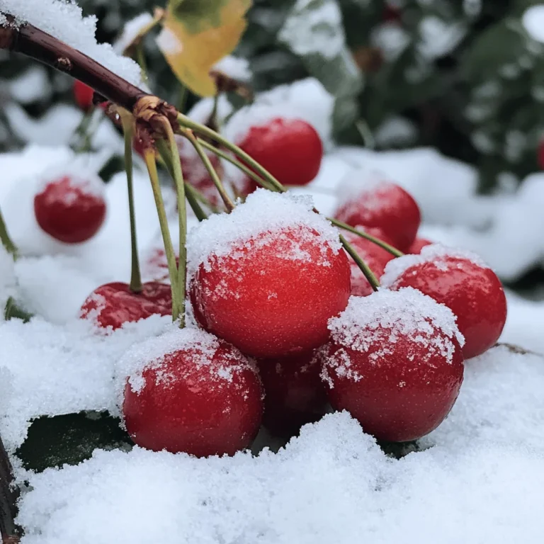 Cherries in the Snow