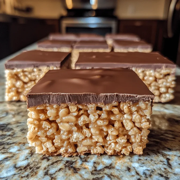 Chocolate Peanut Butter Rice Krispie Squares