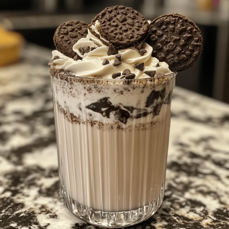 Cool Cookies and Cream Drink