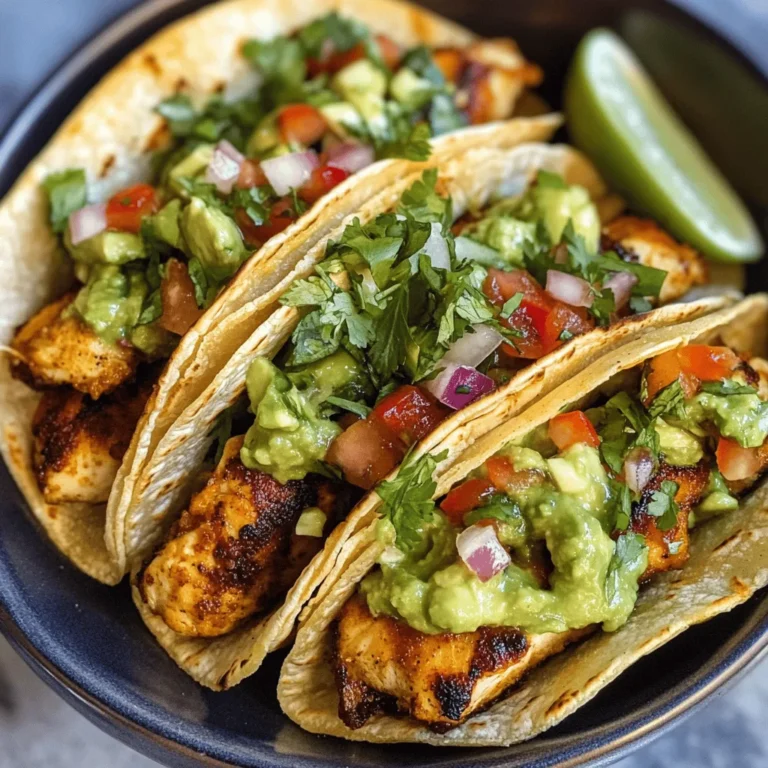 Crispy Poblano Chicken Tacos with Avocado-Jalapeño Salsa
