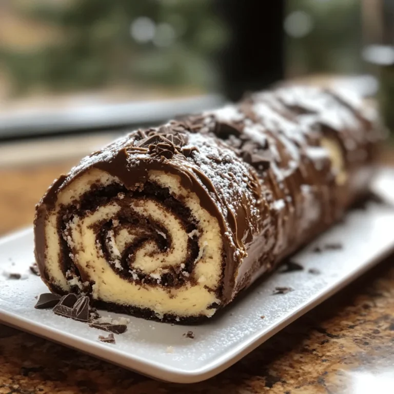Easy Chocolate Swiss Roll
