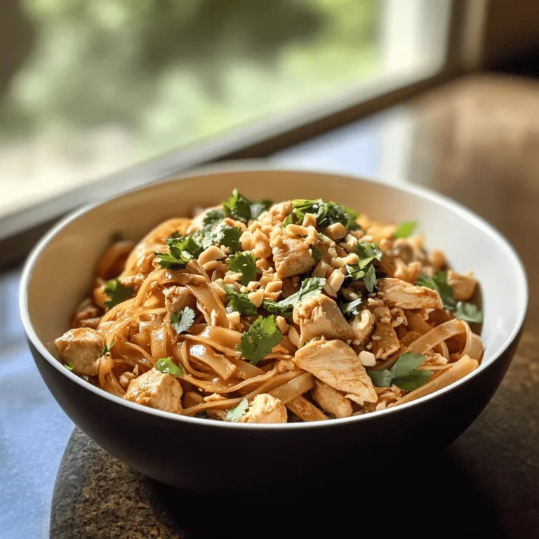 Flavorful Chicken Pad Thai