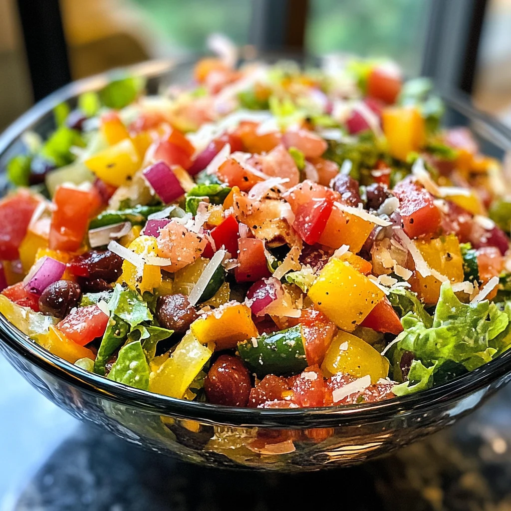 Bold & Zesty Italian Chopped Salad