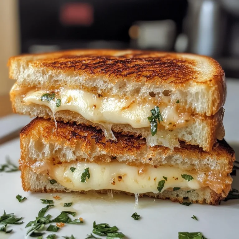 Garlic Bread Grilled Cheese