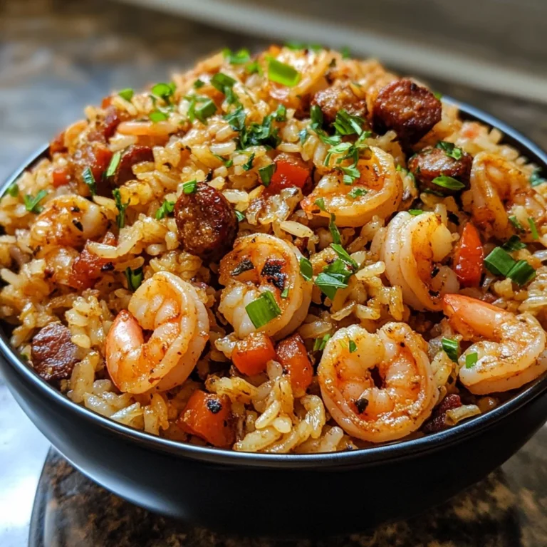 Shrimp Sausage Dirty Rice