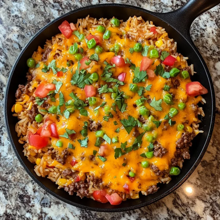 Cheesy Taco Rice Skillet Dinner