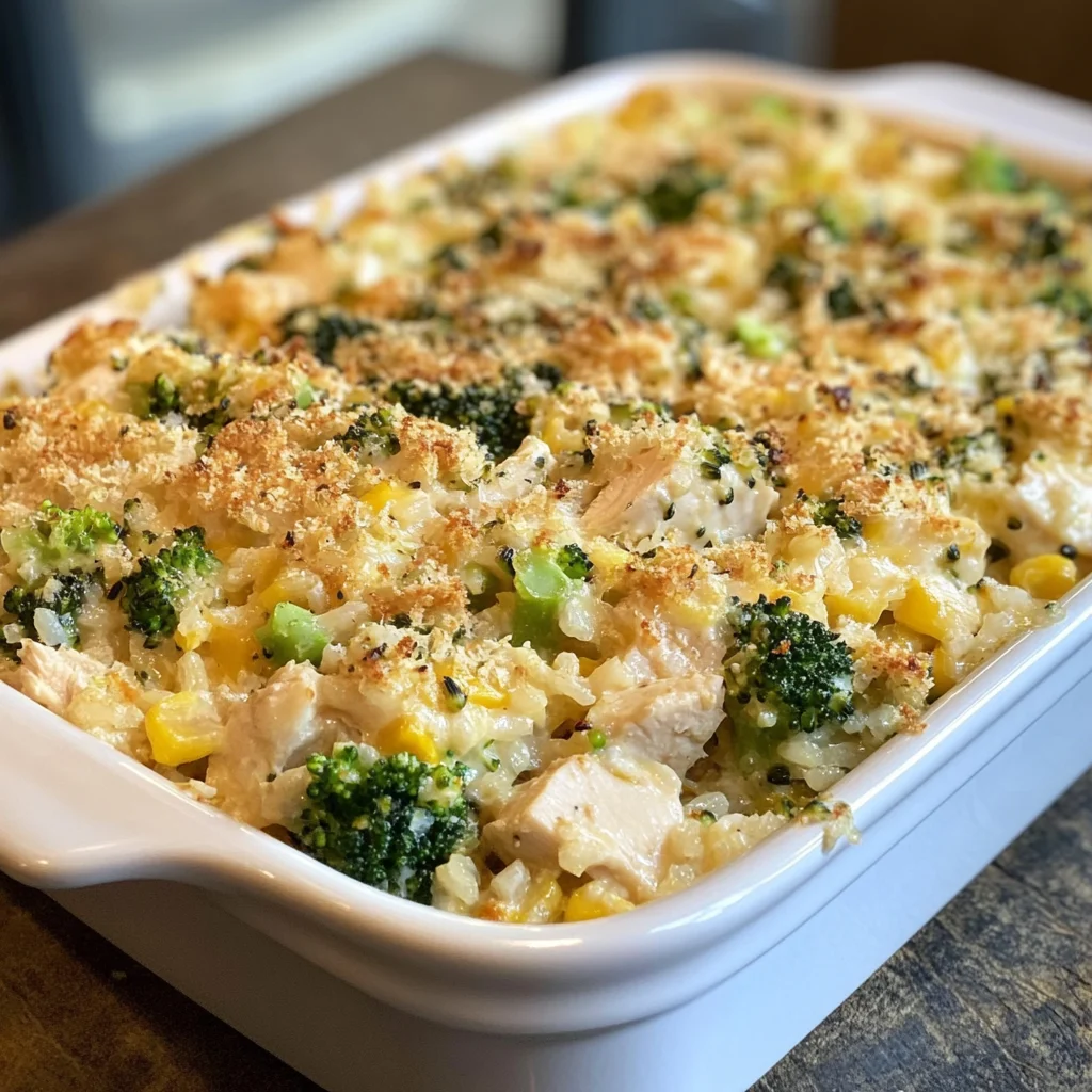 Chicken Broccoli Rice Casserole