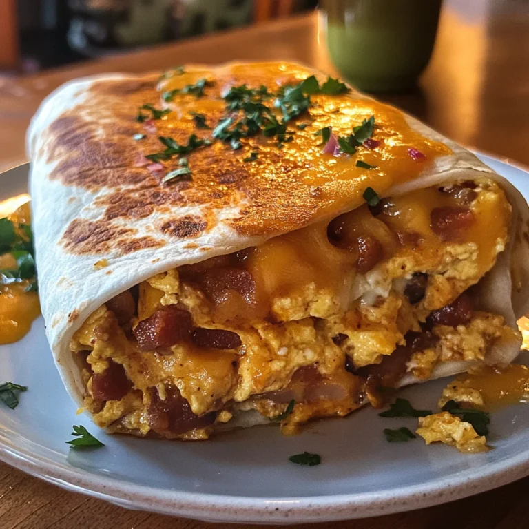 Cowboy Breakfast Burrito
