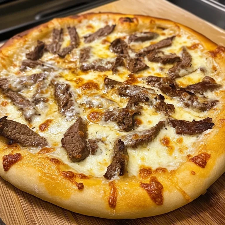 Philly Cheesesteak Pizza