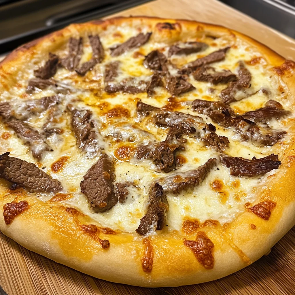 Philly Cheesesteak Pizza