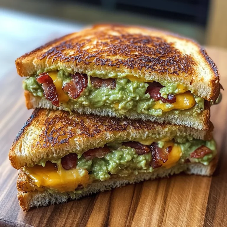 Bacon Guacamole Grilled Cheese