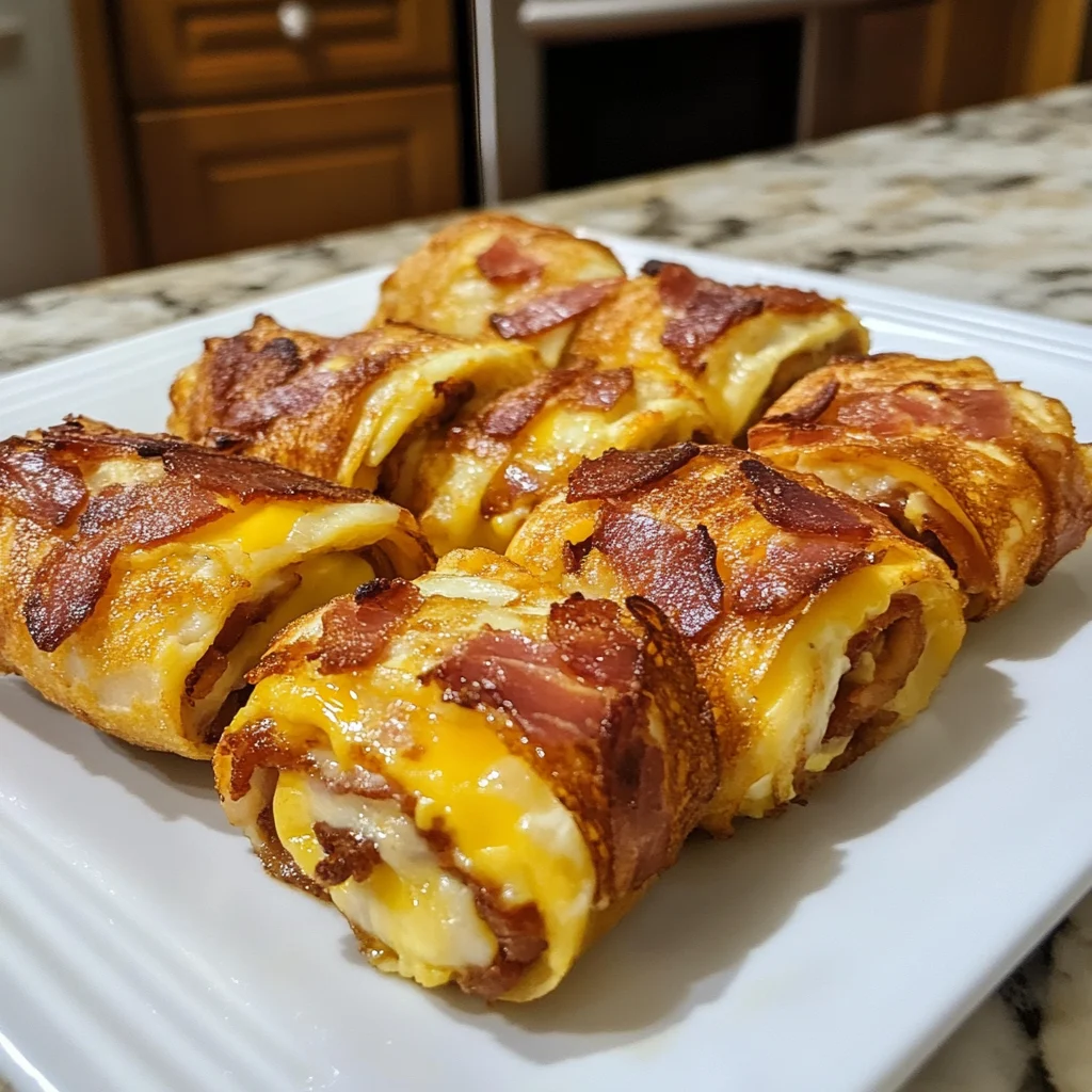 Air Fryer Breakfast Roll Ups