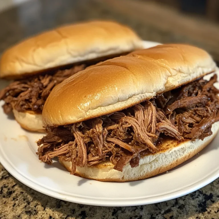 Pulled Beef Sandwiches