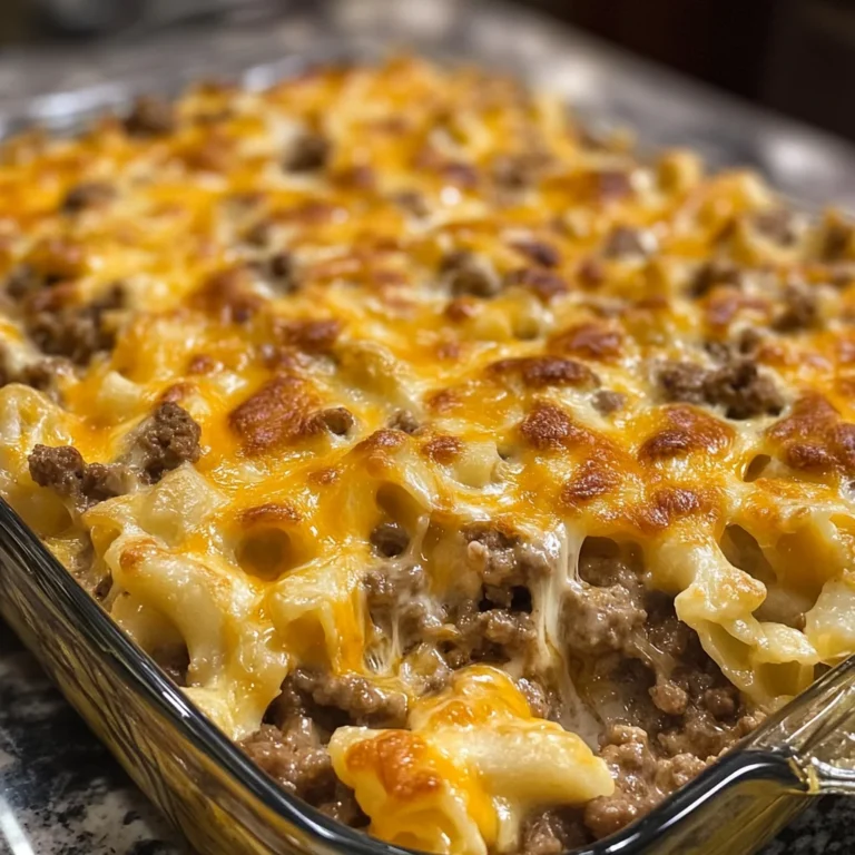 Cheesy Hamburger Casserole