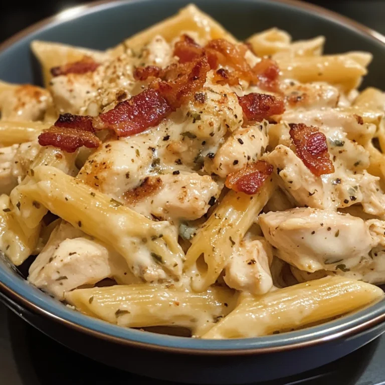 Chicken Bacon Ranch Pasta