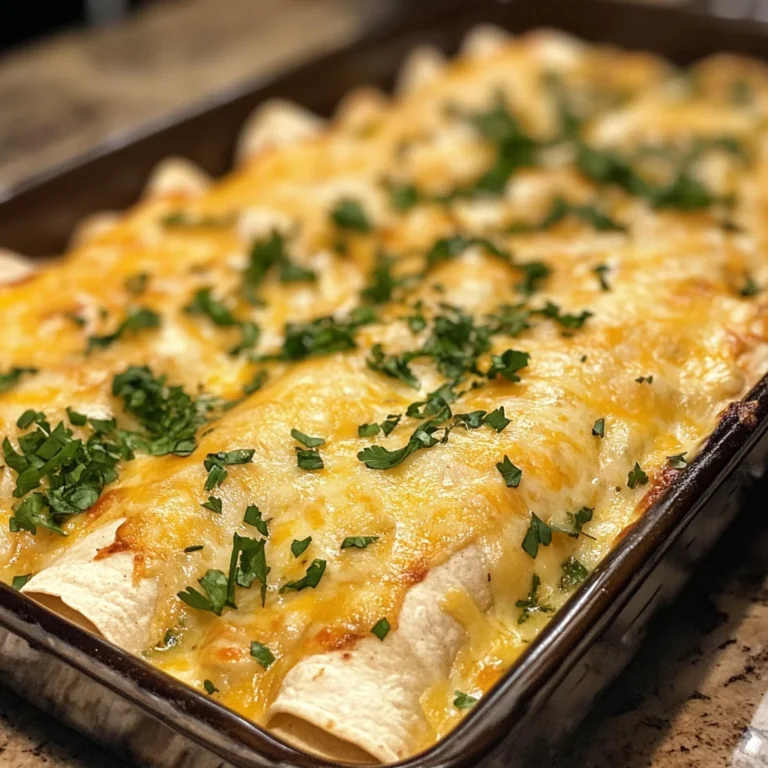 White Chicken Enchiladas