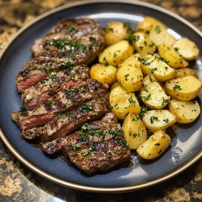 Garlic Butter Steak and Potatoes