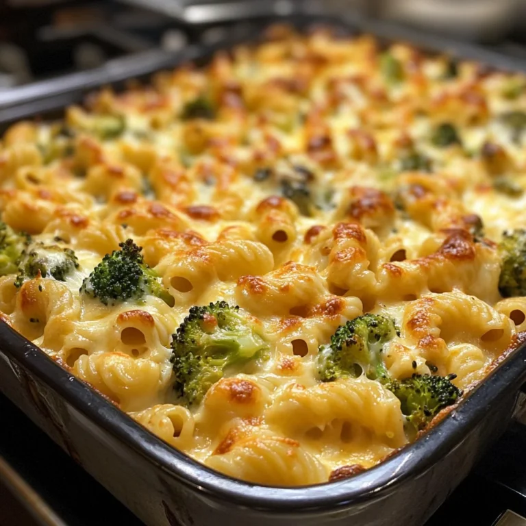 Cheesy Chicken Broccoli Pasta Bake