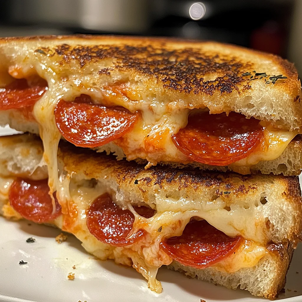 Pepperoni Pizza Grilled Cheese