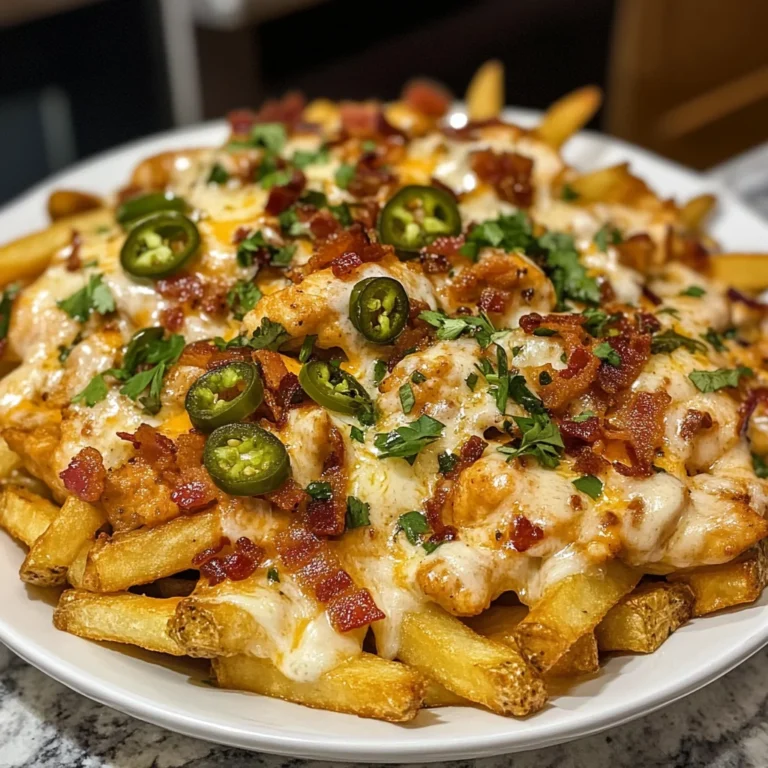 Jalapeño Bacon Ranch Chicken Cheese Fries