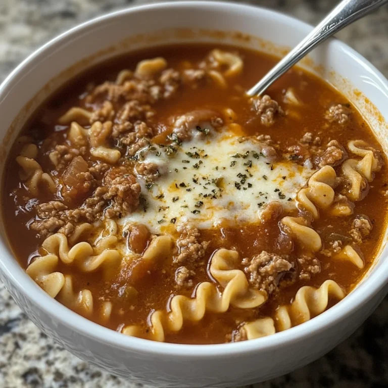 Lasagna Soup