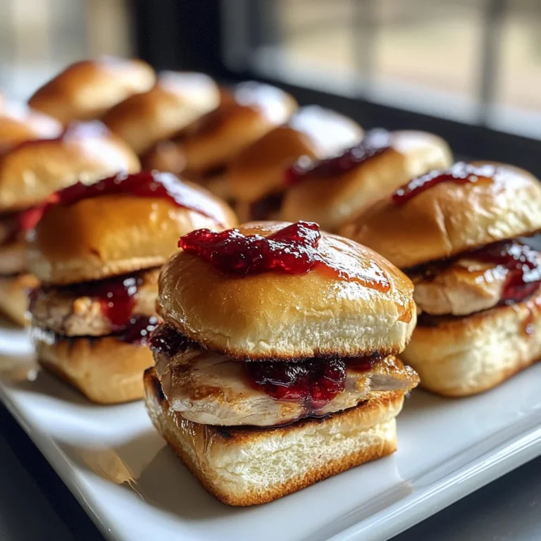 Cranberry Turkey Sliders