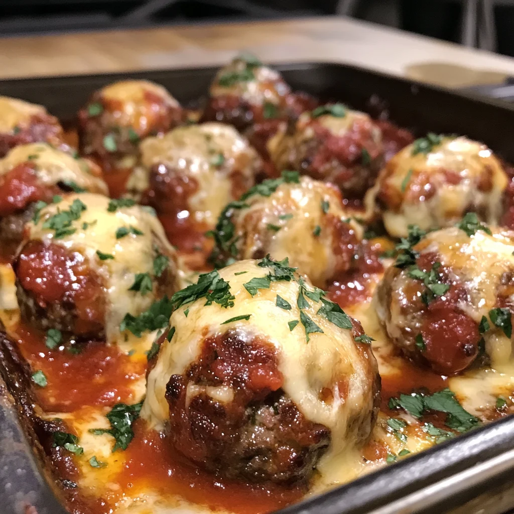 Smoked Cheese Stuffed Meatballs