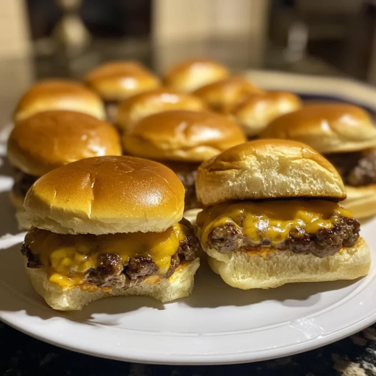 Velveeta Cheeseburger Sliders
