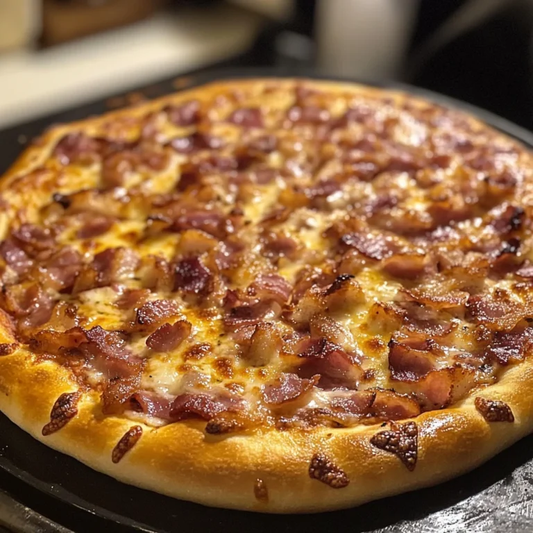 Barbecue Bacon Pizza