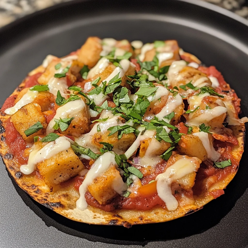 Air Fryer Tortilla Pizza