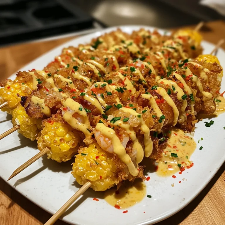 Shrimp Crab Nacho Corn Dogs