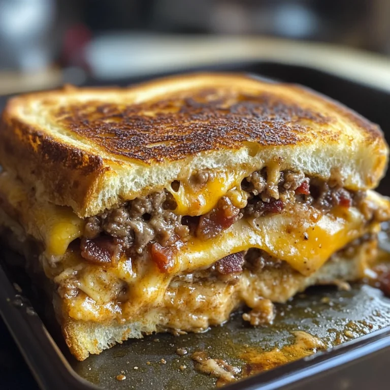 Bacon Cheeseburger Grilled Cheese Casserole