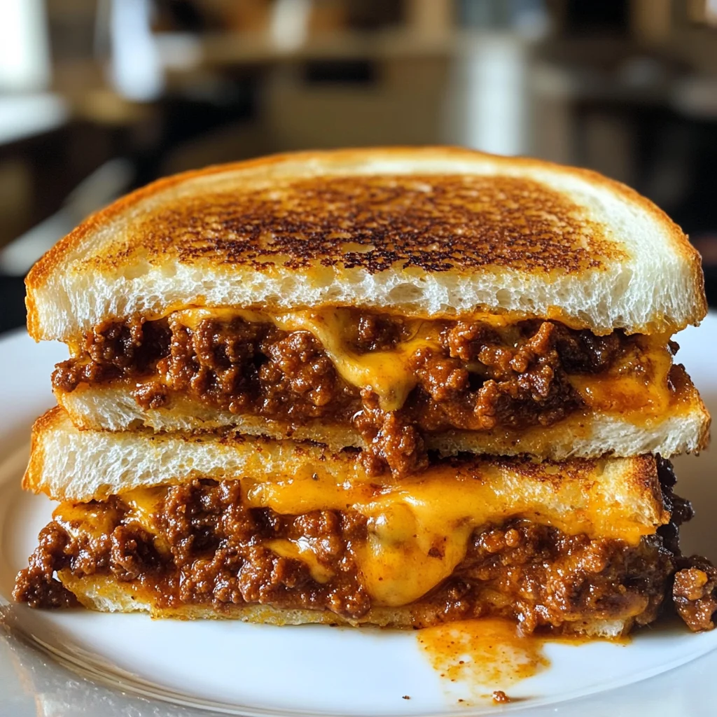 Sloppy Joe Grilled Cheese