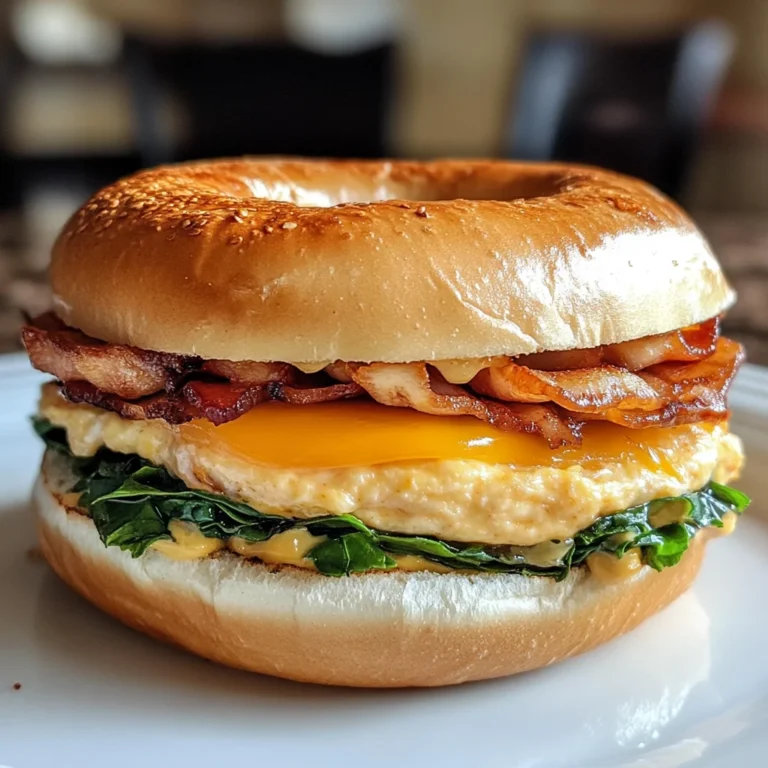 Breakfast Bagel Sandwich