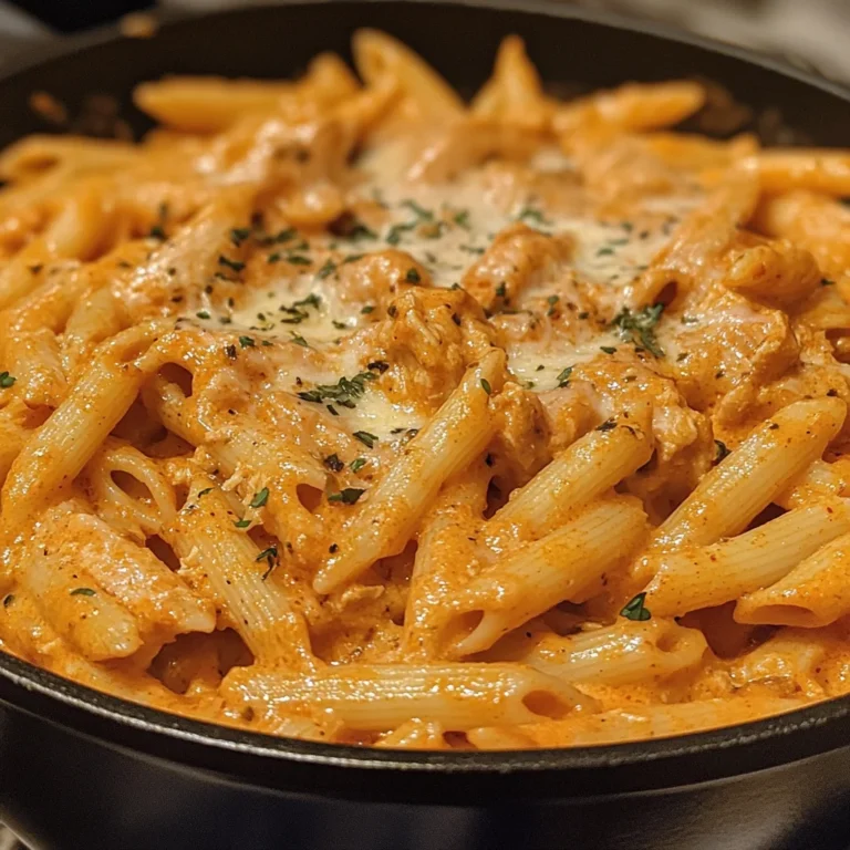 One-Pot Buffalo Ranch Chicken Penne