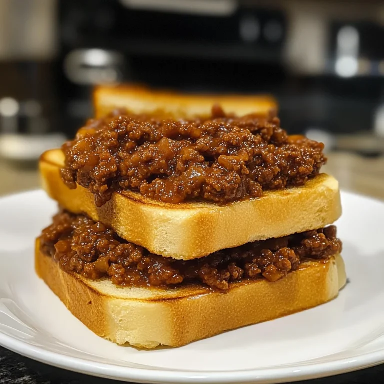 Texas Toast Sloppy Joes