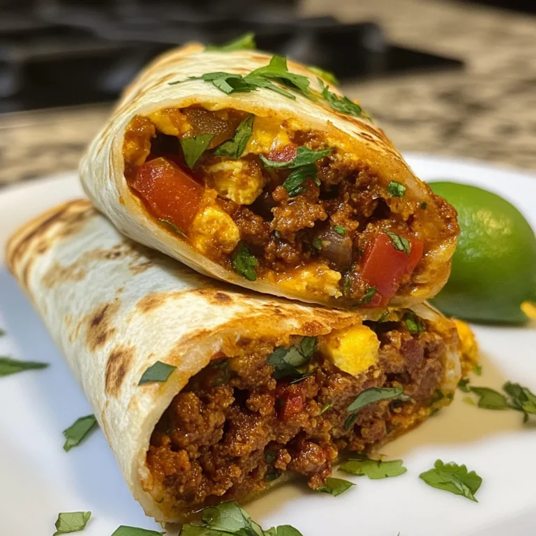 Chorizo Breakfast Burrito