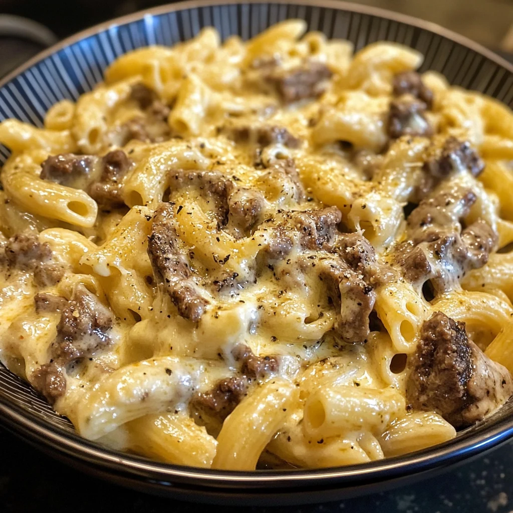 Philly Cheesesteak Pasta
