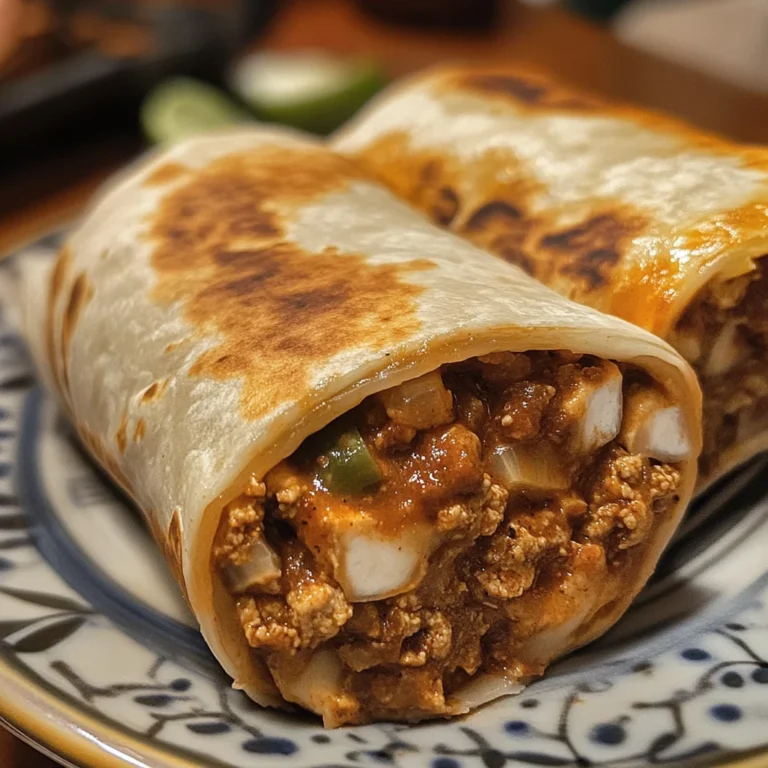 Creamy Chile Colorado Burritos