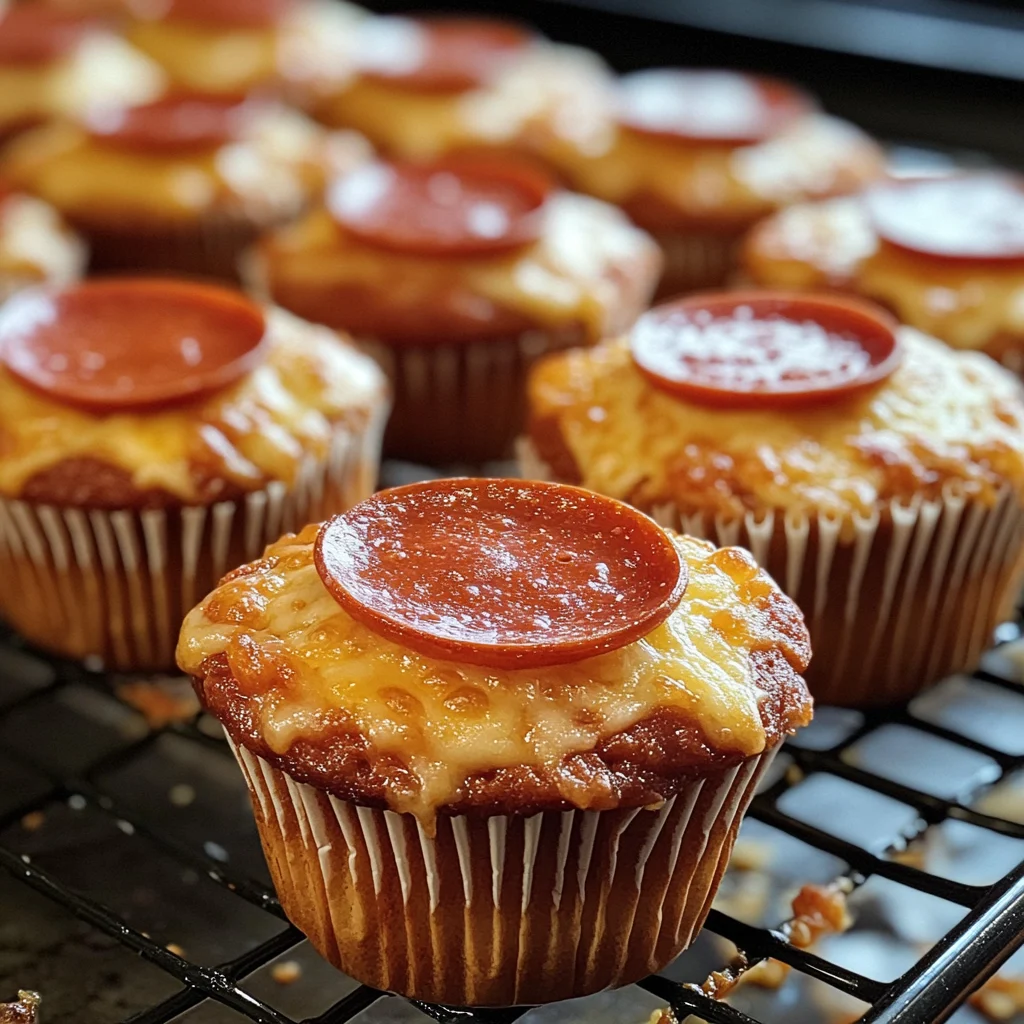 Easy Pizza Cupcakes